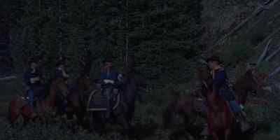 Take six men, sergeant.
Go after that wagon. - Great Day in the Morning