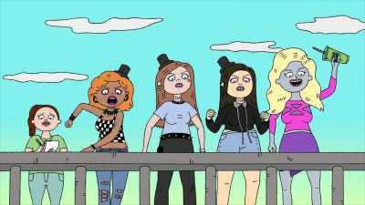 - Take that society!
[ Car horn honks ] - Teenage Euthanasia