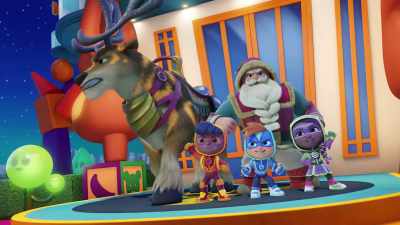 Take, take, take, take. - The Action Pack Saves Christmas