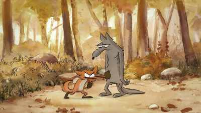 - Take that, you cad!
- Wow! - The Big Bad Fox and Other Tales