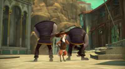 Take that. Now, begone with you. - The Adventures of Puss in Boots