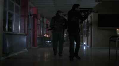 Take the hall.
Go. Go! - Falling Skies