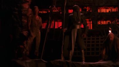 Take their weapons!
Throw them in the pit! - Stargate SG-1