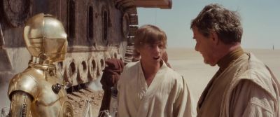 Take these two over to the garage will ya - Star Wars: Episode IV   A New Hope