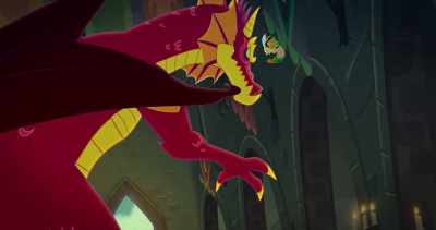 -Take this! Whoa!
-(thuds) - Legend of the Three Caballeros