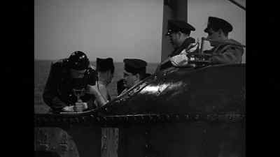 - Take those two below, Sheff.
- Aye aye, sir. - We Dive at Dawn