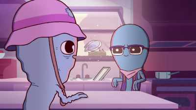 - Take two.
- [door opens, closes] - Strange Planet
