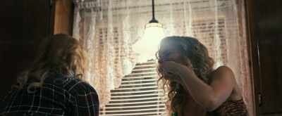 -Take you upstairs..."
-[both laugh] - American Woman