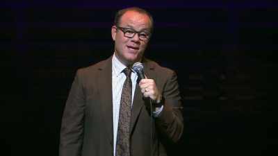 Takes that same blender
and fills it up - Tom Papa: Human Mule