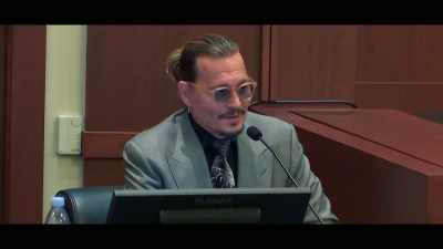Takes the second bottle,
which was the larger one, - Depp V Heard