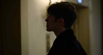 [taking deep breaths]
[lift pings, door opens] - Sebastian