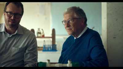 Taking mosquitoes, you know,
to spread the gene for you, - What's Next? The Future with Bill Gates