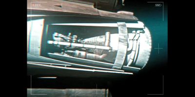 Taking video
of the aft propulsion section. - For All Mankind
