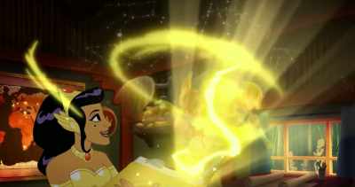 -Talk about dreamy.
-(rumbling) - Legend of the Three Caballeros
