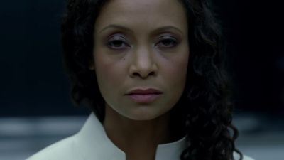 - Talk to her. - You first. - Westworld