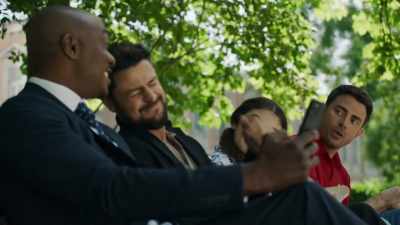 Talk soon." - The Groomsmen: First Look