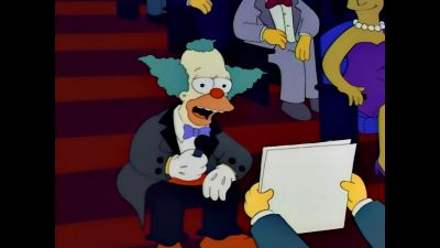 Talk to the audience - The Simpsons