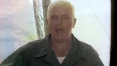 Tall,
silver-haired, and no-nonsense. - The Pacific War in Color