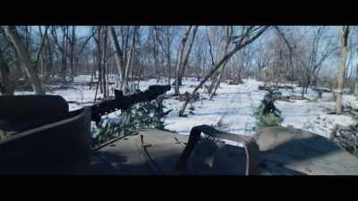 (tank engine rumbling) - Battle of the Bulge: Winter War
