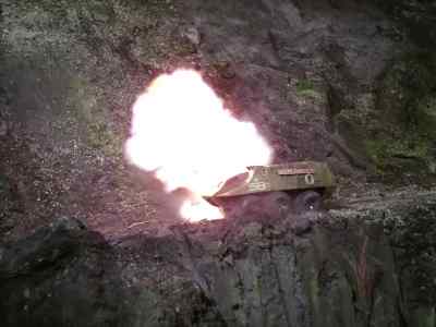 (tanks exploding) - Joe 90