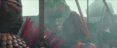(TAO TEI SCREECHES)
(SOLDIER1 SCREAMING) - The Great Wall