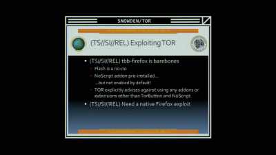 TAO used the bug to try to
identify some users also running - Cyberwar