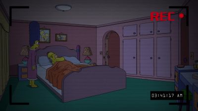(tape fast-forwarding) - The Simpsons
