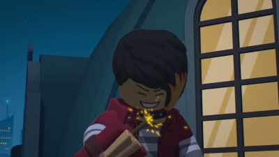 -[tape ripping]
-[fizzling] - LEGO City Adventures