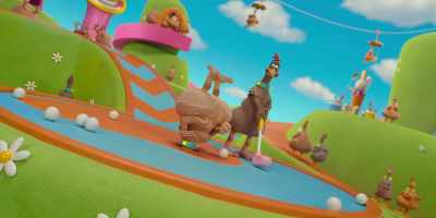 -[tapping]
-[hen 11 murmuring] - Chicken Run: Dawn of the Nugget
