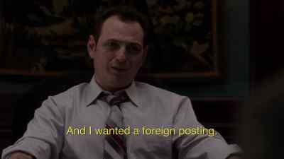 [ TAPS FINGERS ] - The Americans