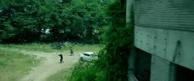 -Target person approaches. - The Old Woman with the Knife