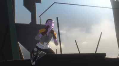 Target those TIEs
attacking the Colossus. - Star Wars Resistance
