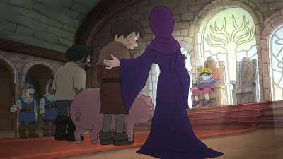 Targon maintains that the hog escaped
from his farm - Disenchantment