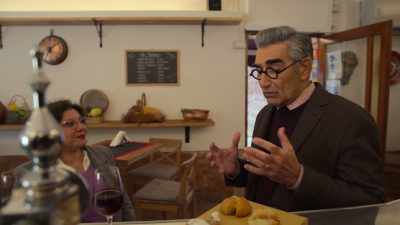 Tasty little tidbits, delicious wine, - The Reluctant Traveler with Eugene Levy