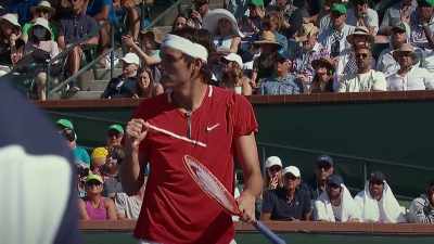 [Taylor] I'm playing Rafa.
I'm beating Rafa. - Break Point
