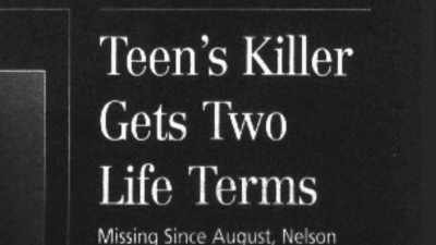 TAYLOR IS SENTENCED
TO TWO LIFE TERMS IN PRISON. - Hometown Homicide