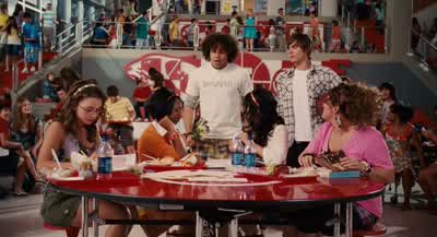 I was kind ofwondering if you'd maybe go with meOh hey Chad They have Tuna Surprise on the menu It's good Really goodDudeTaylorHey I'm asking you to promI'm sorry I can't hear you because it's so loudDid you hear something NoNeither did I Excuse me Excuse - High School Musical 3