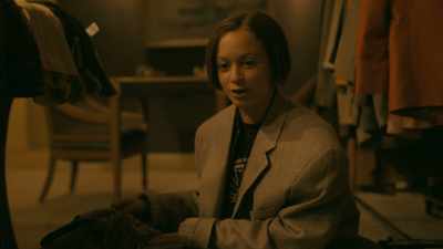 Taylor Shore needs
to carry more cash. - Paper Girls