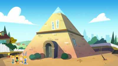 Taz, welcome to your
smash-proof, pyramid. - Bugs Bunny Builders