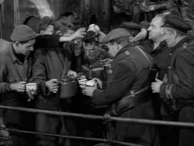 - Tea out!
- Hey, boys. Only four mugs. - San Demetrio London