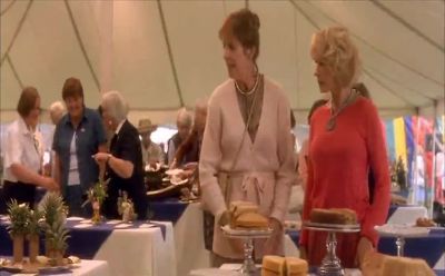 Tea tray on an international theme - Calendar Girls