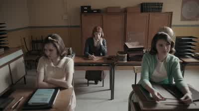 Yes? -A binomial is a mathematical-- -Will you stand up, please? - The Queen's Gambit