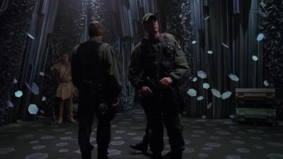 Teal'c, you can come and visit Shan'auc
after we've debriefed. - Stargate SG-1
