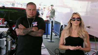 Team Attack's rough
and there's more wear - Street Outlaws No Prep Kings Team Attack