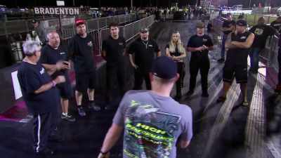 Team Cali though standing strong
with Bowman and Brandon James still in. - Street Outlaws No Prep Kings Team Attack