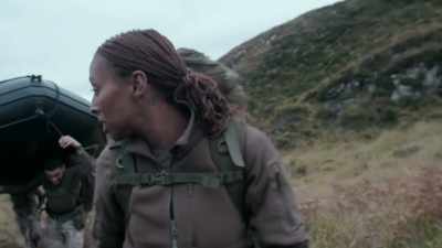 ..team leader Ore
has given number seven Alexandra - Celebrity SAS: Who Dares Wins