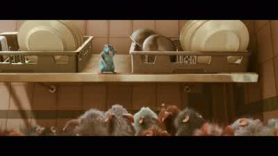 Team three will be handling fish Team four roasted itemsTeam five grill Team six sauces Get to your stations Let's go go go - Ratatouille