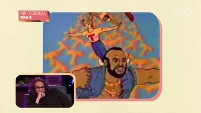 - ♪ Teaming up
with Mr. T Cereal ♪ - Super Maximum Retro Show