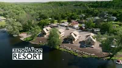 Teams are battling it out.
Four top desigr - Renovation Resort