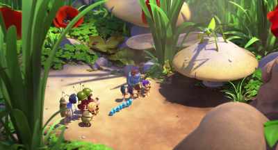 Teams will have to navigate
their way - Maya the Bee: The Honey Games